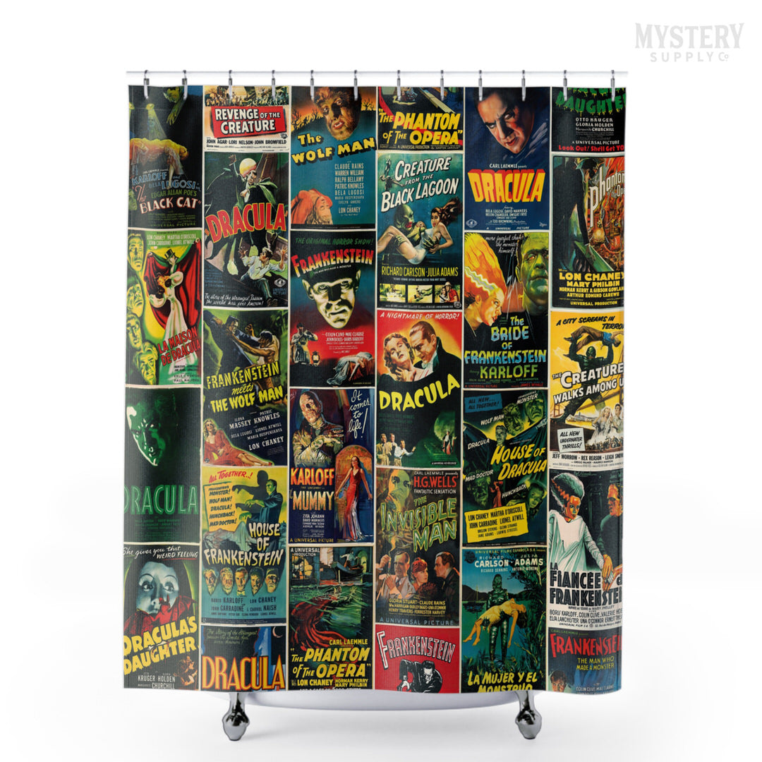 Classic Horror Posters Shower Curtain