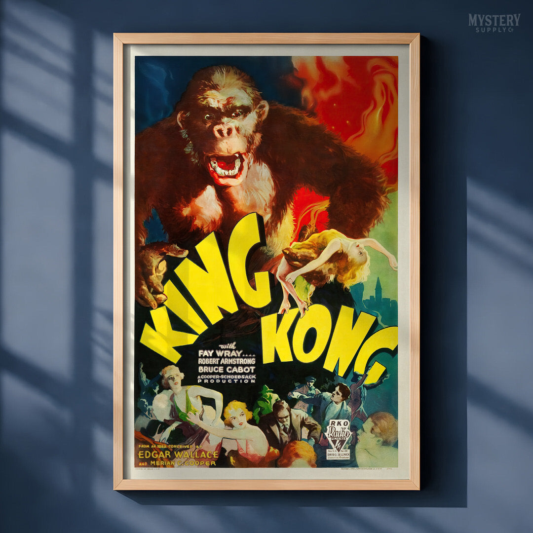 King Kong 1933 Horror Poster