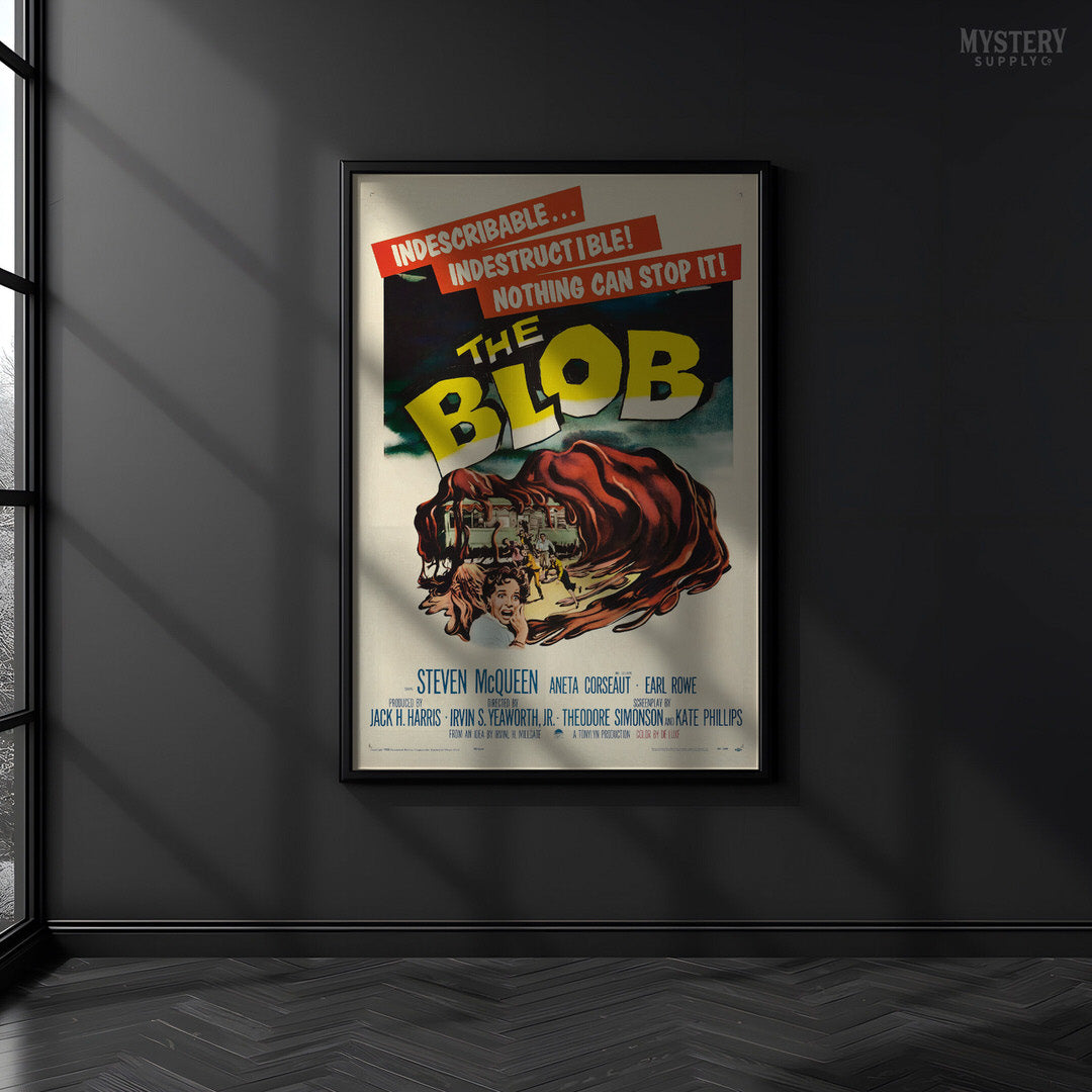 The Blob 1958 Sci-Fi Horror Movie Poster