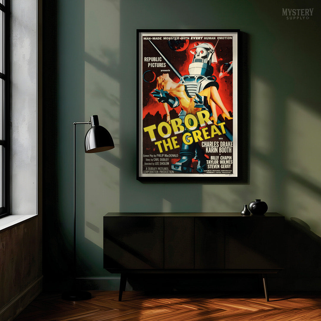 Tobor the Great Sci-Fi Movie Poster Art Print