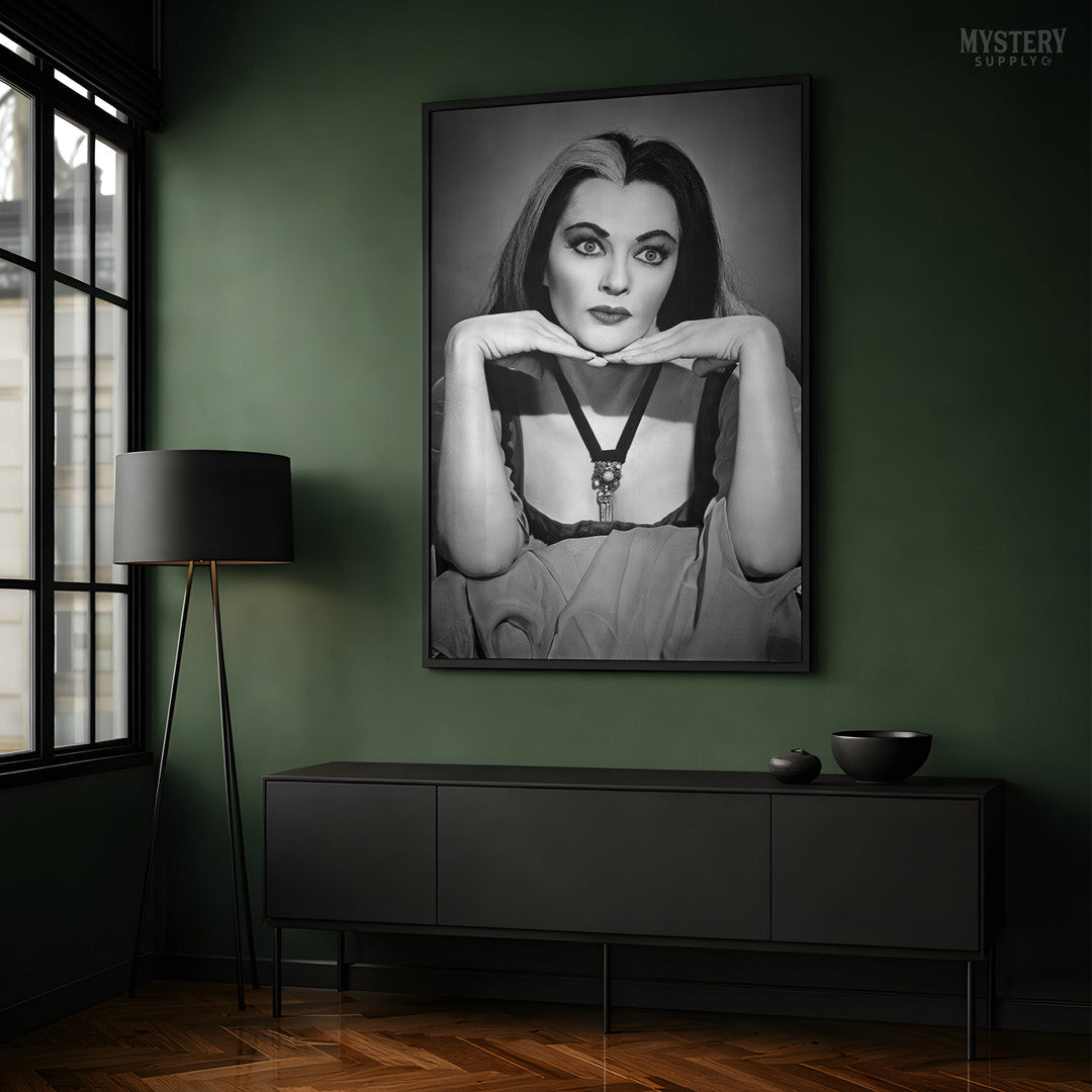 Lily Munster 1960s Vintage Portrait Photo Art Print