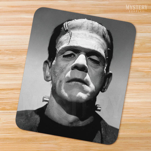 Frankenstein 1931 Vintage Horror Movie Monster photo mousepad office decor desk accessories from Mystery Supply Co. @mysterysupplyco