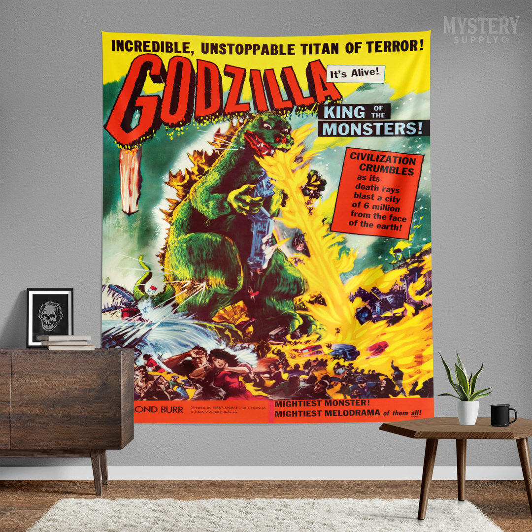 Godzilla Wall Tapestry – Mystery Supply Co.