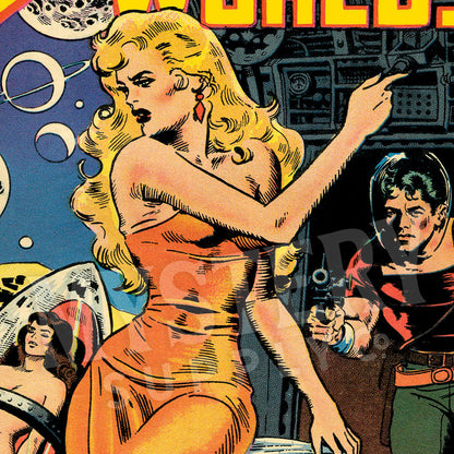 Strange Worlds #4 vintage comic cover reproduction from Mystery Supply Co. @mysterysupplyco