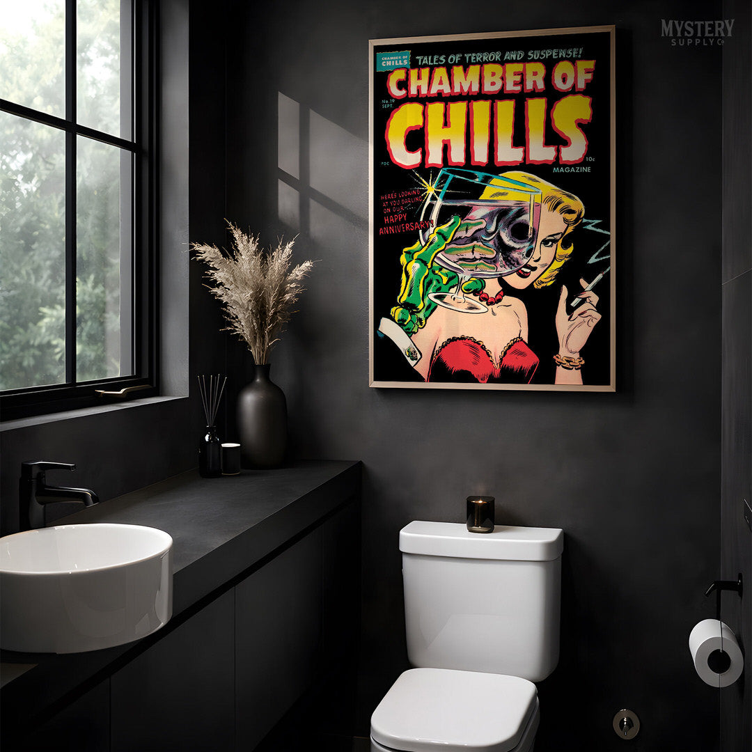Chamber of Chills #19 Vintage Horror Comic Book Cover Art Poster