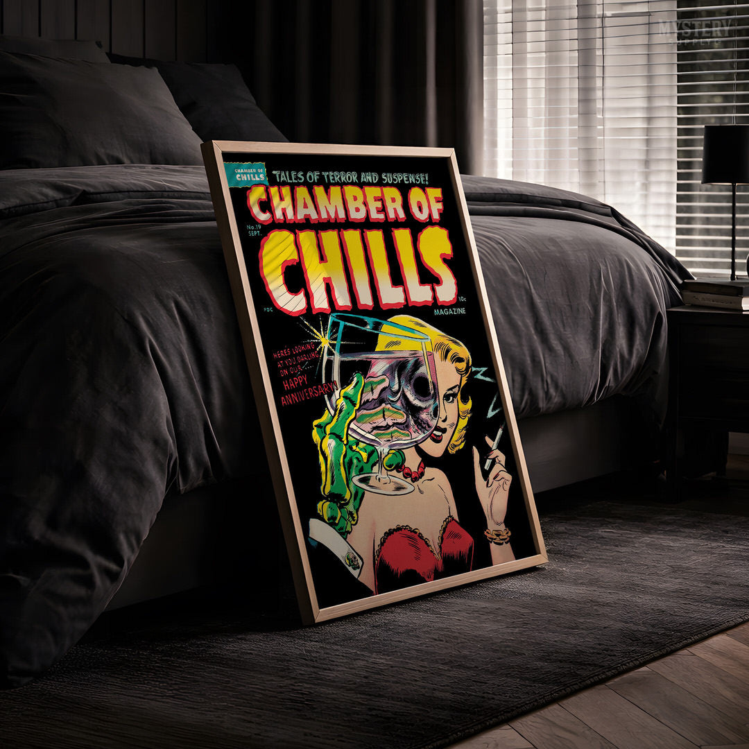 Chamber of Chills #19 Vintage Horror Comic Book Cover Art Poster