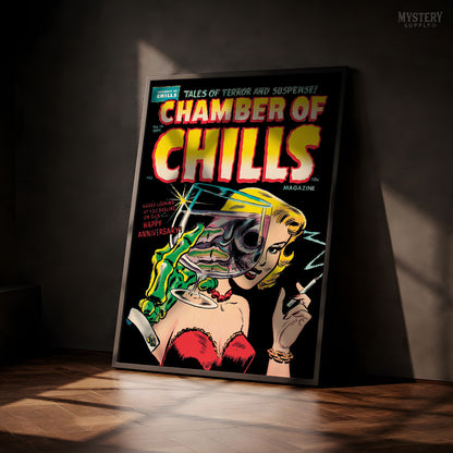 Chamber of Chills #19 Vintage Horror Comic Book Cover Art Poster