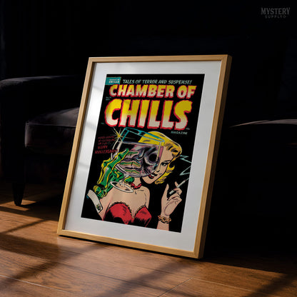 Chamber of Chills #19 Vintage Horror Comic Book Cover Art Poster