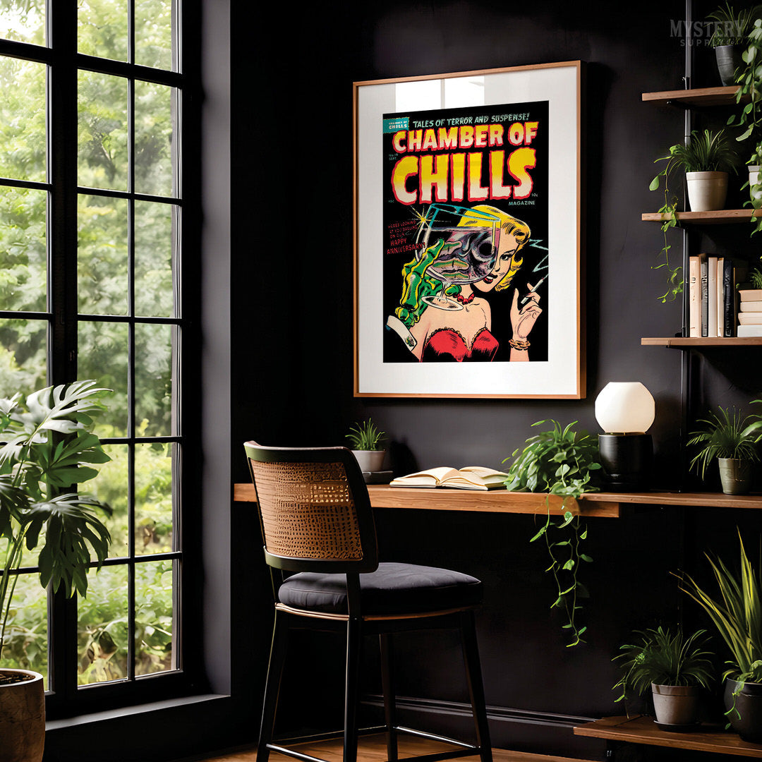 Chamber of Chills #19 Vintage Horror Comic Book Cover Art Poster