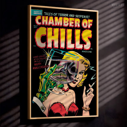 Chamber of Chills #19 Vintage Horror Comic Book Cover Art Poster