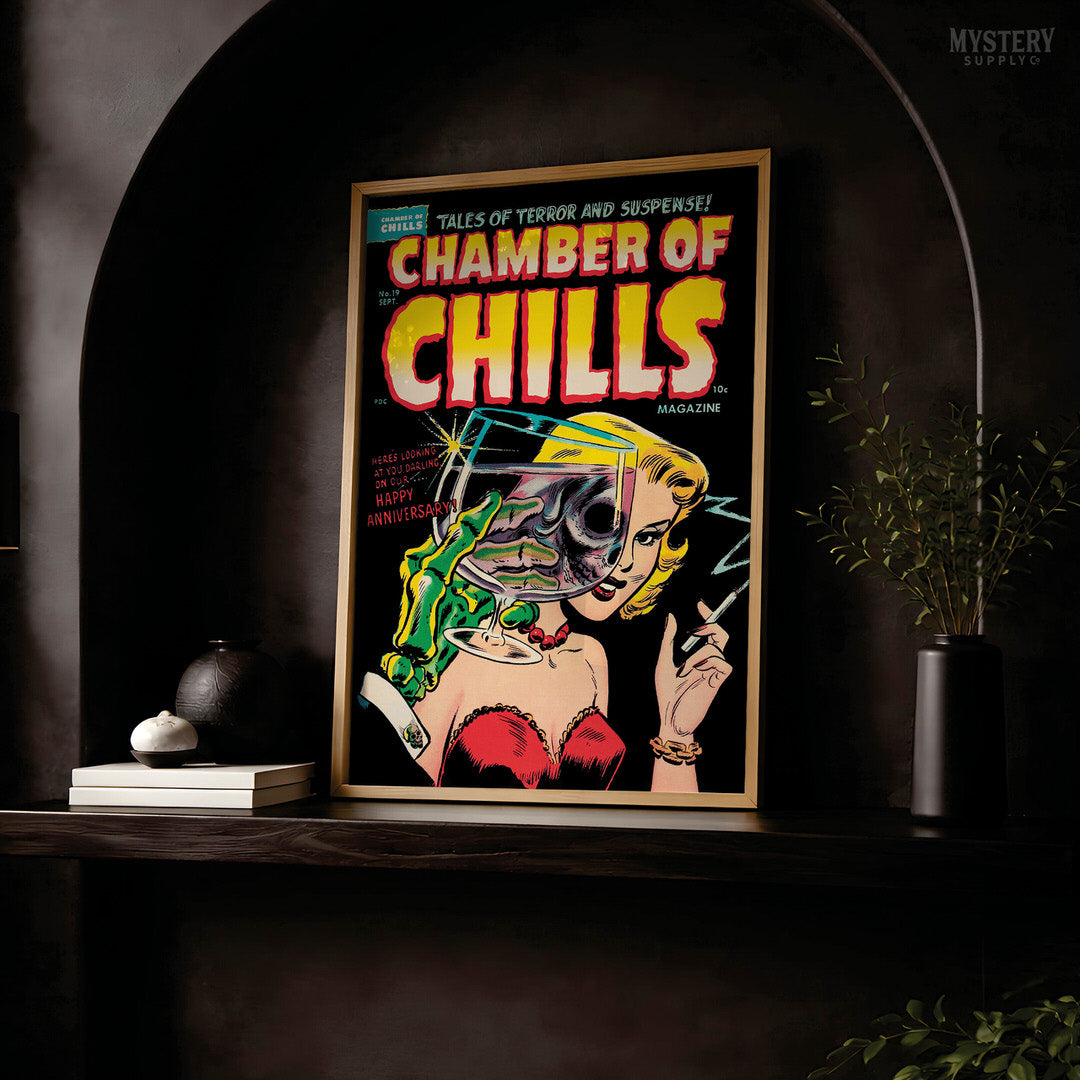 Chamber of Chills #19 Vintage Horror Comic Book Cover Art Poster