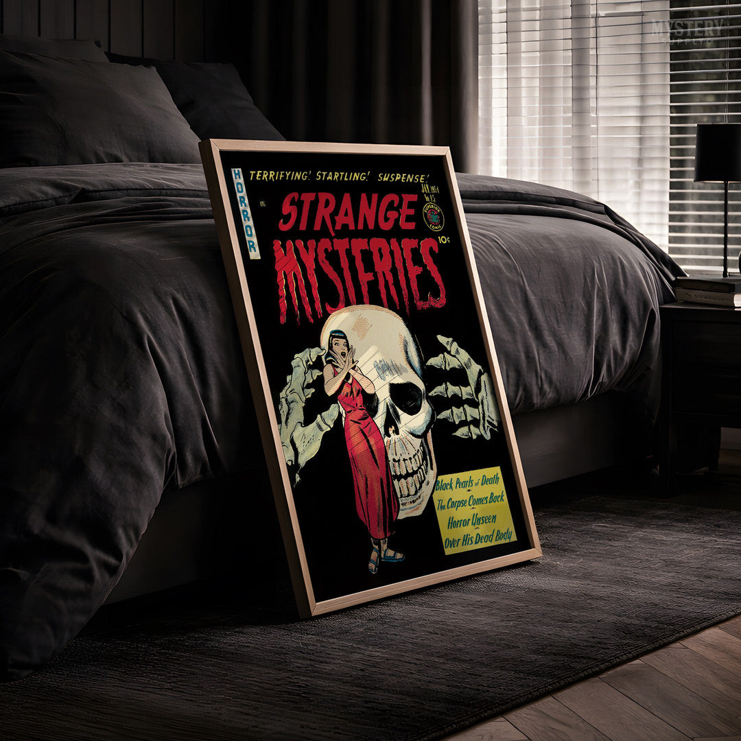 Strange Mysteries #15 Vintage Horror Comic Book Cover Art