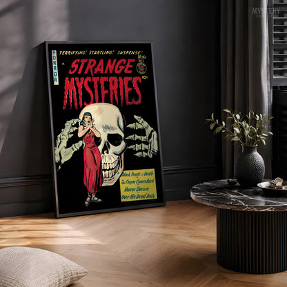 Strange Mysteries #15 Vintage Horror Comic Book Cover Art