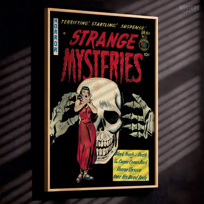 Strange Mysteries #15 Vintage Horror Comic Book Cover Art