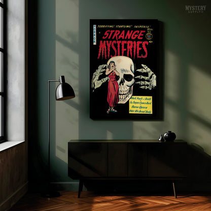 Strange Mysteries #15 Vintage Horror Comic Book Cover Art
