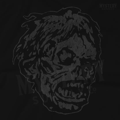 Shock Monster Vintage Horror Halloween Mask Mens Womens Unisex T-Shirt from Mystery Supply Co. @mysterysupplyco