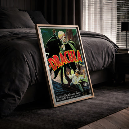 Dracula 1931 Vintage Horror Vampire Monster Movie Poster