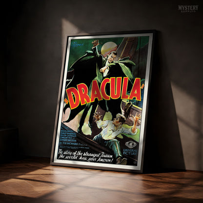 Dracula 1931 Vintage Horror Vampire Monster Movie Poster