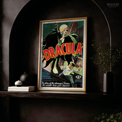 Dracula 1931 Vintage Horror Vampire Monster Movie Poster
