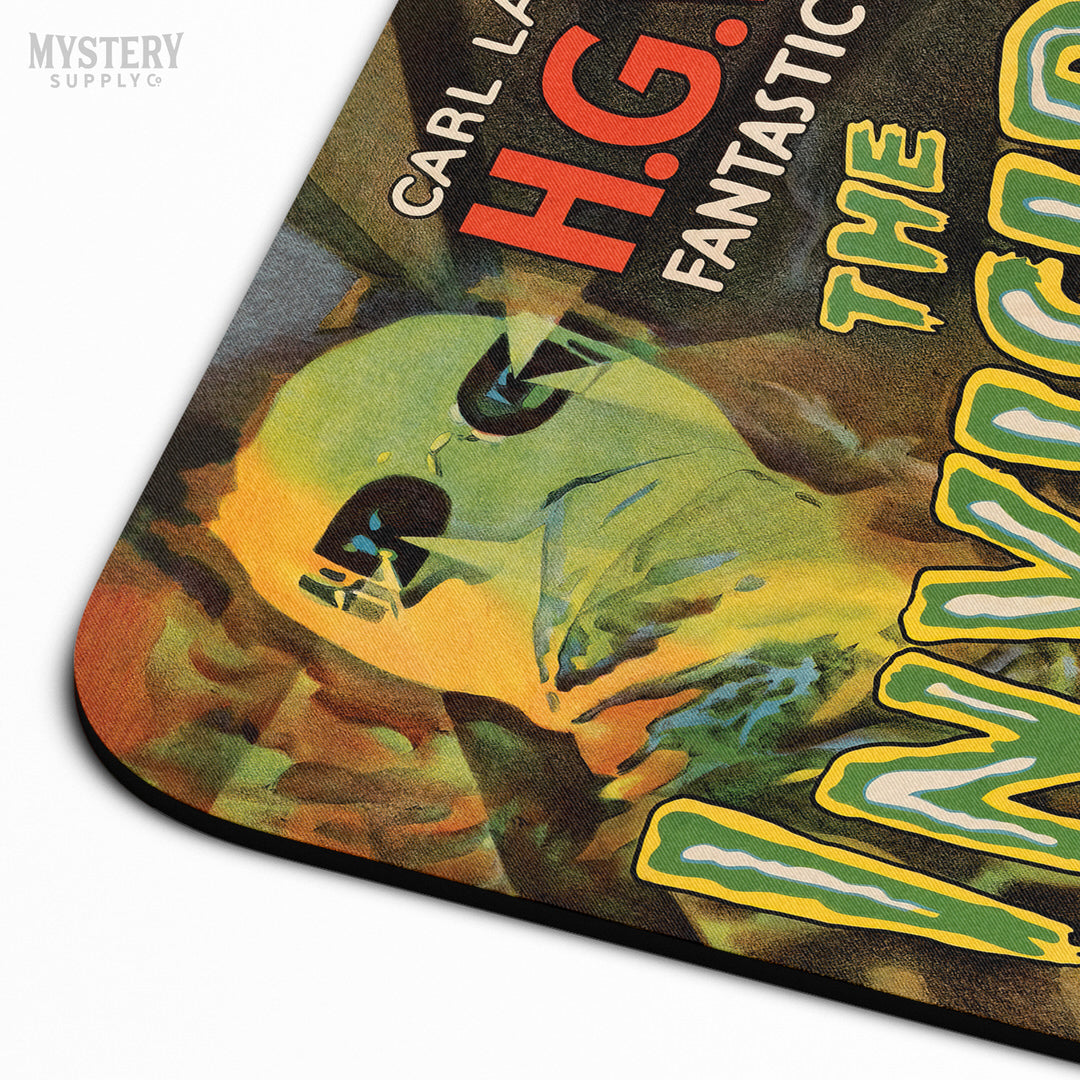 Invisible Man 1933 vintage horror monster H.G. Wells movie poster mousepad office decor desk accessories from Mystery Supply Co. @mysterysupplyco