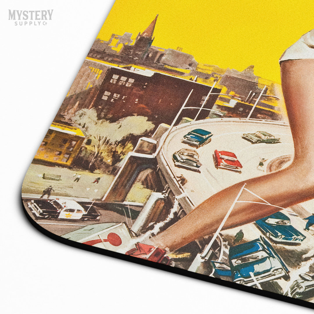 Attack of the 50 Foot Woman 1958 vintage science fiction movie mousepad office decor desk accessories from Mystery Supply Co. @mysterysupplyco