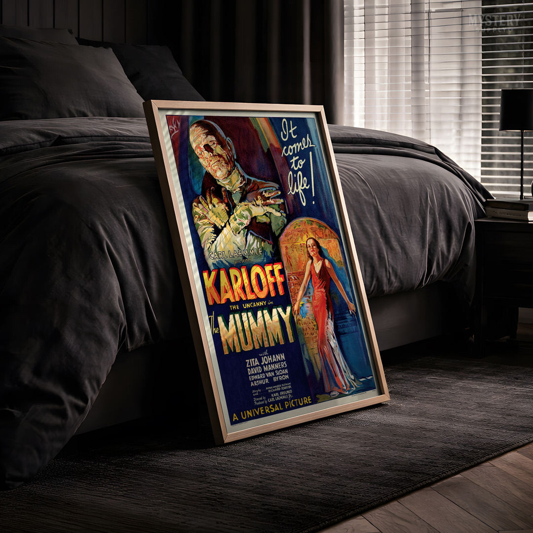 The Mummy 1932 Vintage Horror Monster Movie Poster