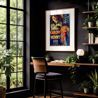The Mummy 1932 Vintage Horror Monster Movie Poster