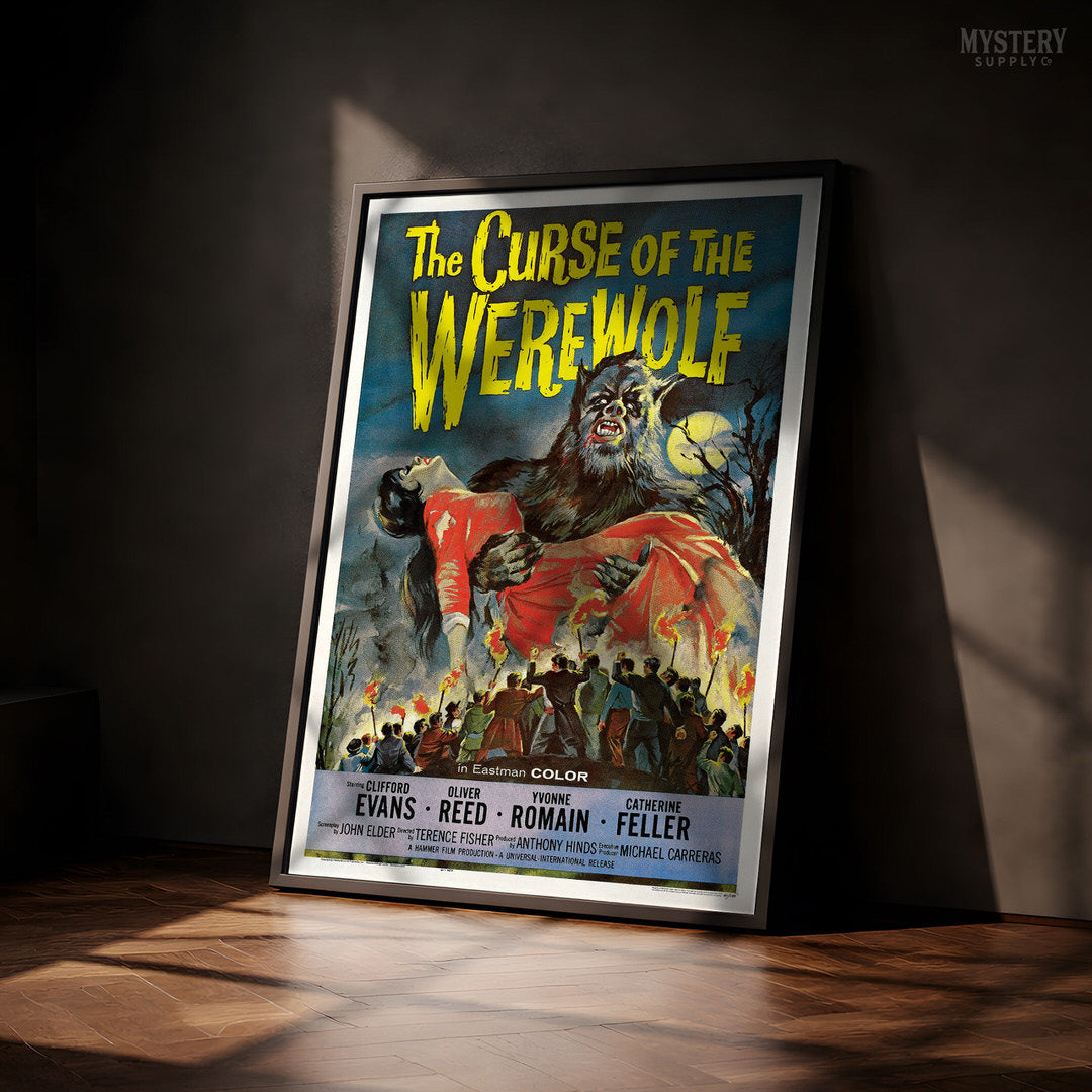 The Curse of the Werewolf 1961 Vintage Horror Monster Movie Poster