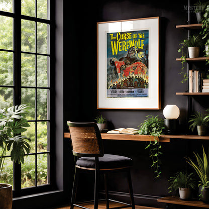 The Curse of the Werewolf 1961 Vintage Horror Monster Movie Poster
