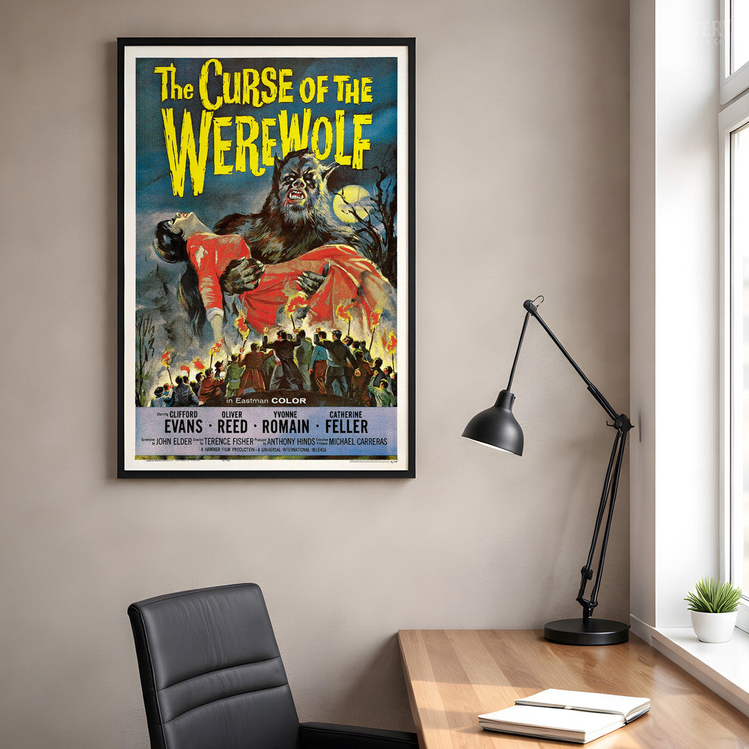 The Curse of the Werewolf 1961 Vintage Horror Monster Movie Poster