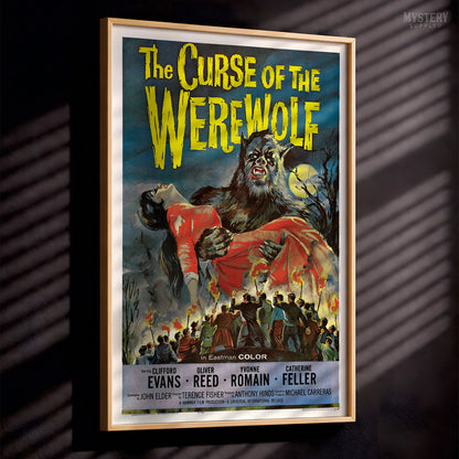 The Curse of the Werewolf 1961 Vintage Horror Monster Movie Poster