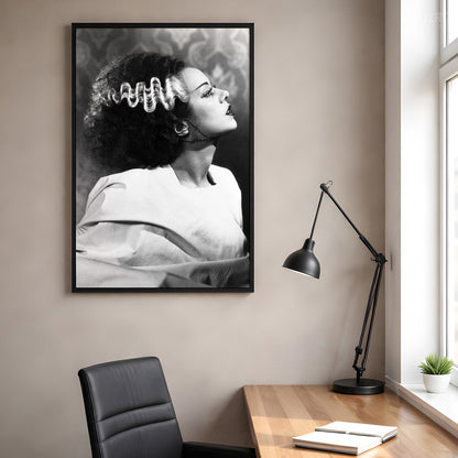 Bride of Frankenstein Profile 1935 Vintage Horror Movie Monster Photo