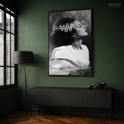Bride of Frankenstein Profile 1935 Vintage Horror Movie Monster Photo