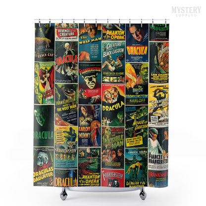 Classic Horror Posters Shower Curtain