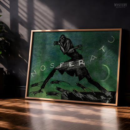 Nosferatu 1921 Vintage Horror Monster Movie Poster