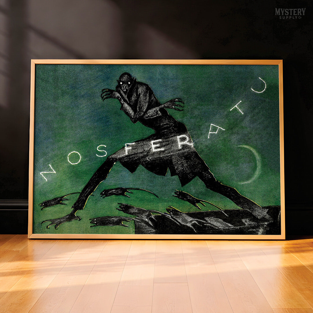 Nosferatu 1921 Vintage Horror Monster Movie Poster