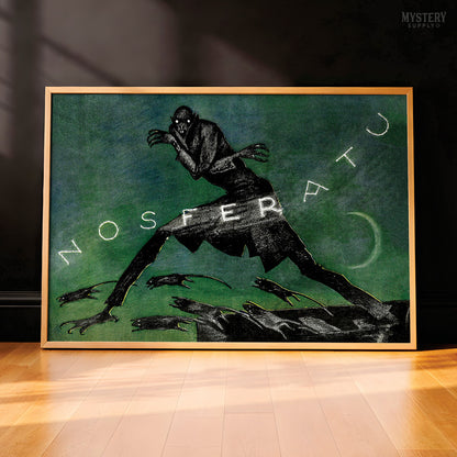 Nosferatu 1921 Vintage Horror Monster Movie Poster