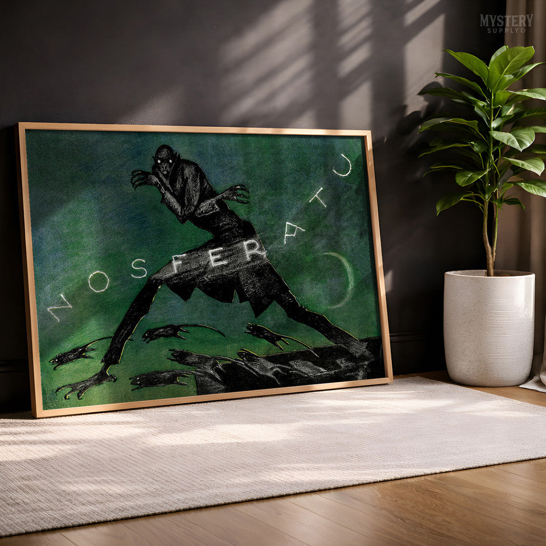 Nosferatu 1921 Vintage Horror Monster Movie Poster