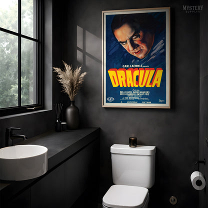 Dracula 1931 Vintage Horror Vampire Monster Movie Poster