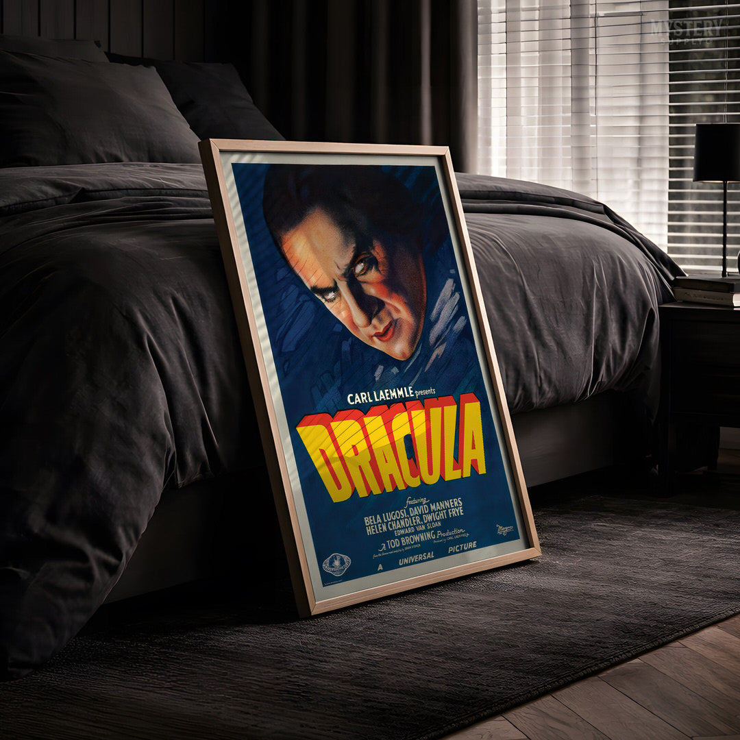 Dracula 1931 Vintage Horror Vampire Monster Movie Poster