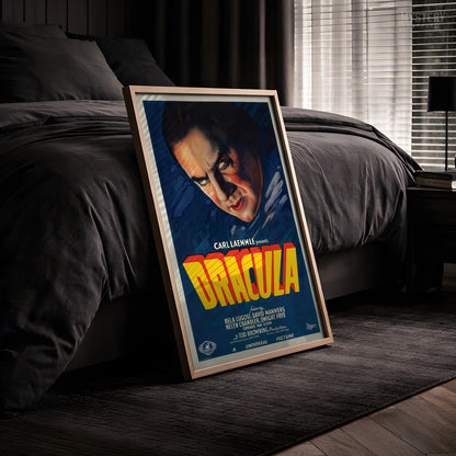 Dracula 1931 Vintage Horror Vampire Monster Movie Poster