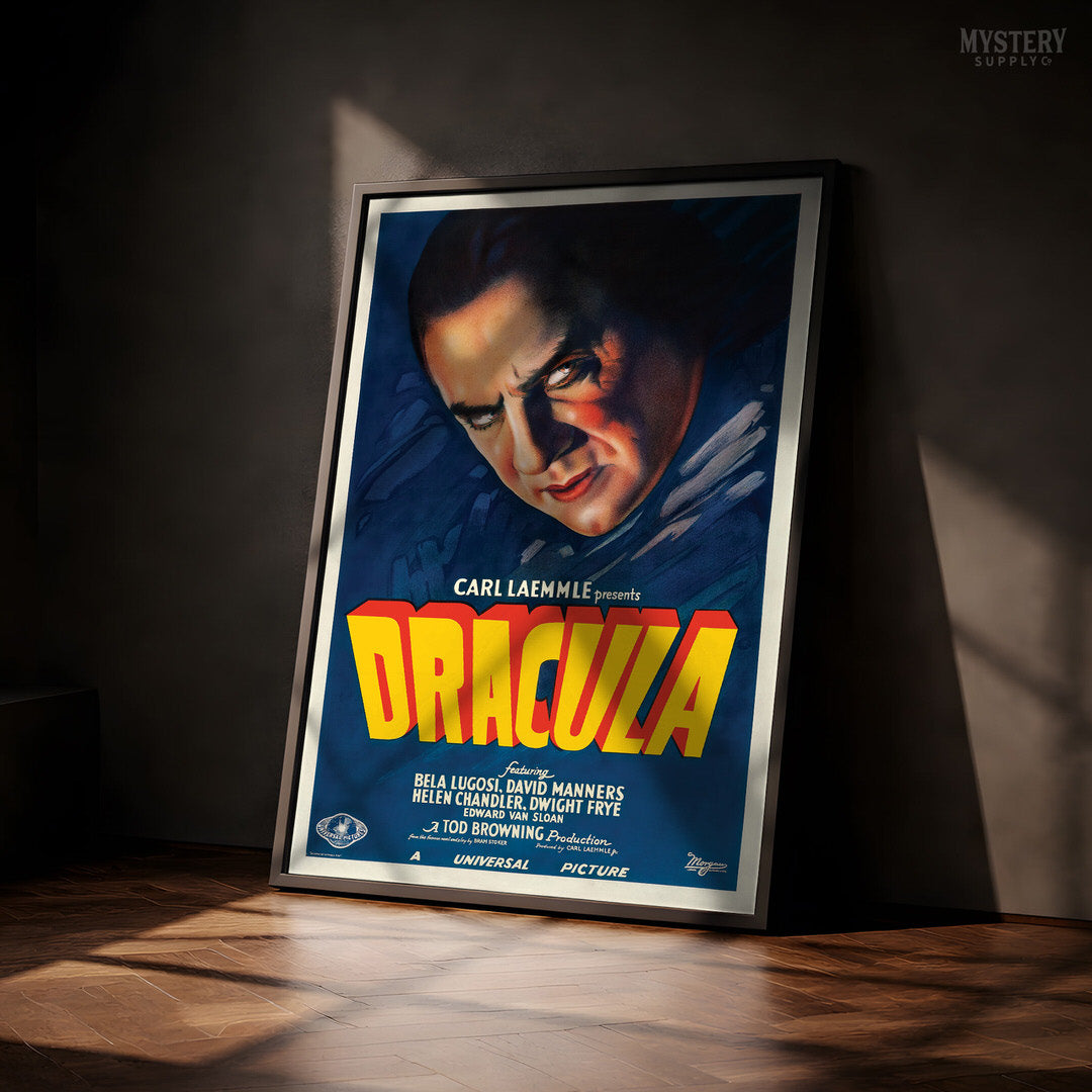 Dracula 1931 Vintage Horror Vampire Monster Movie Poster