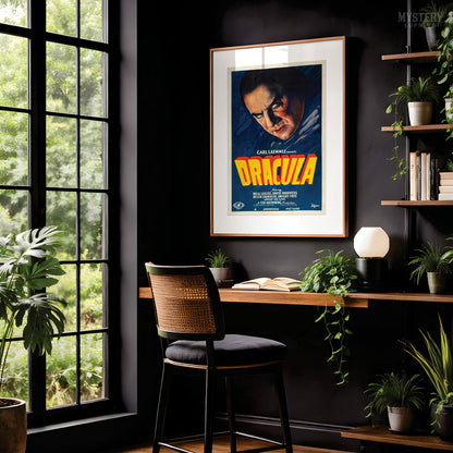 Dracula 1931 Vintage Horror Vampire Monster Movie Poster