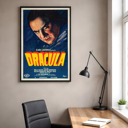 Dracula 1931 Vintage Horror Vampire Monster Movie Poster