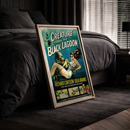 Creature from the Black Lagoon 1954 Vintage Horror Monster Movie Poster