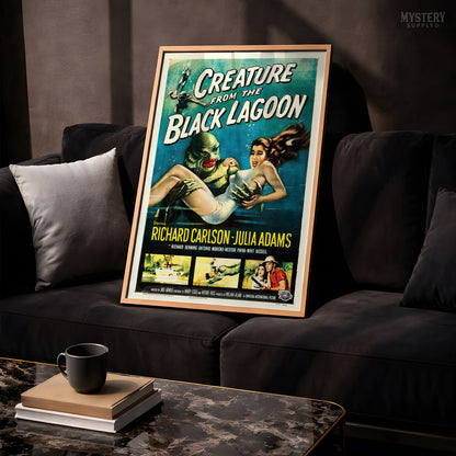 Creature from the Black Lagoon 1954 Vintage Horror Monster Movie Poster