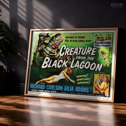Creature from the Black Lagoon 1954 Horror Movie Lobby Card Poster