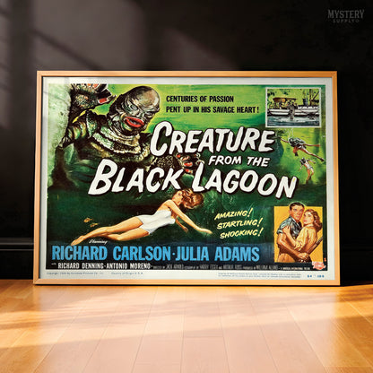 Creature from the Black Lagoon 1954 Horror Movie Lobby Card Poster