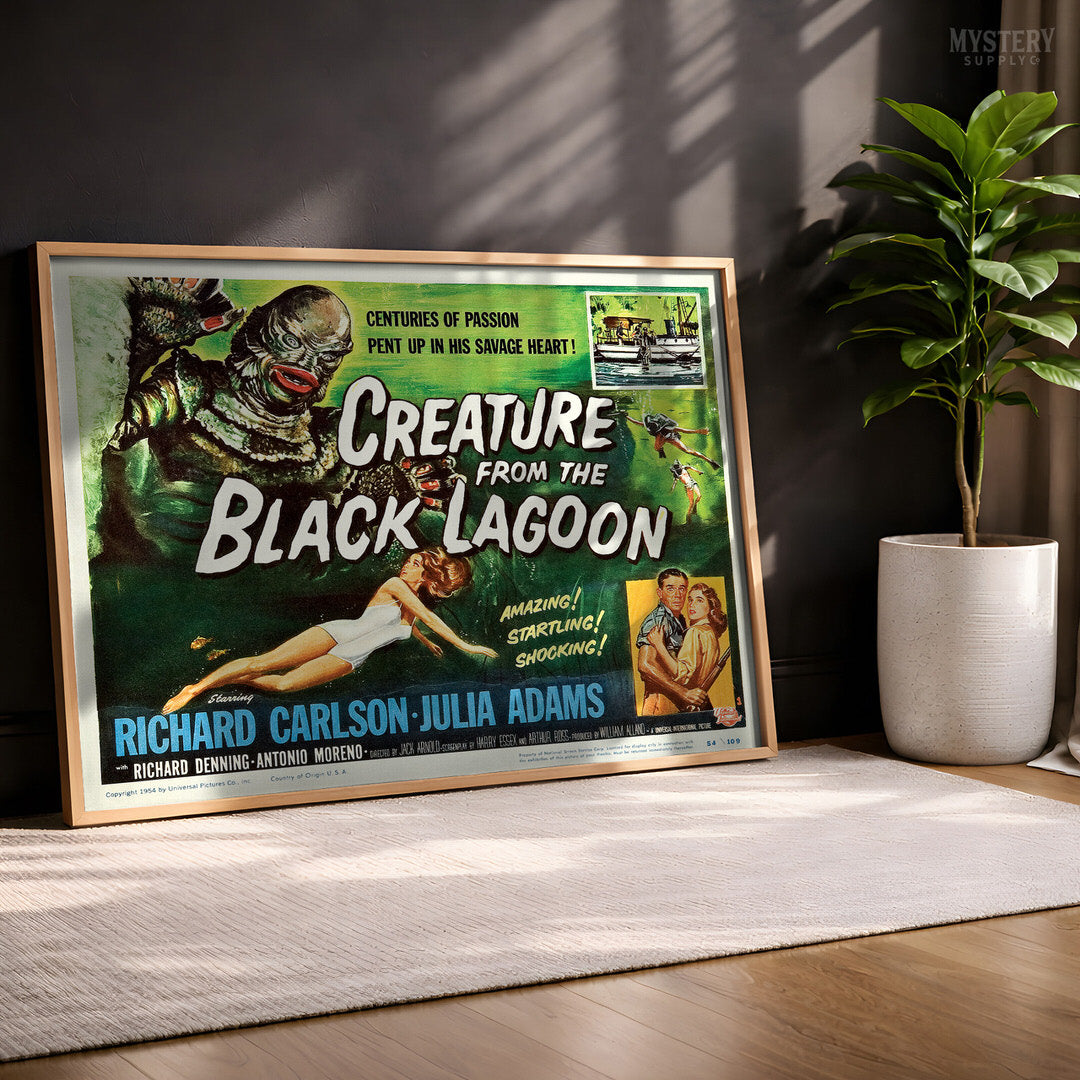 Creature from the Black Lagoon 1954 Horror Movie Lobby Card Poster