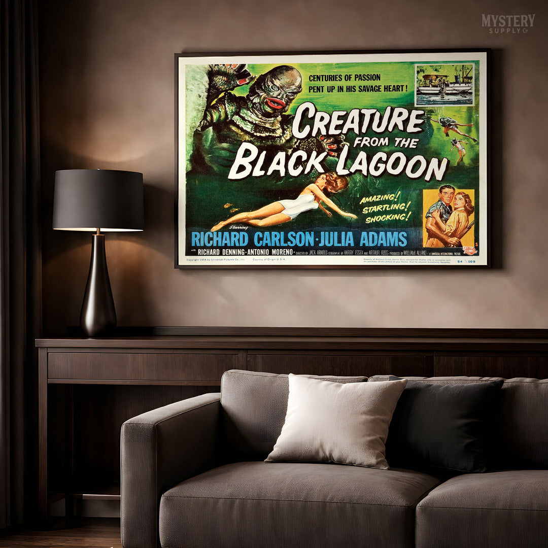 Creature from the Black Lagoon 1954 Horror Movie Lobby Card Poster